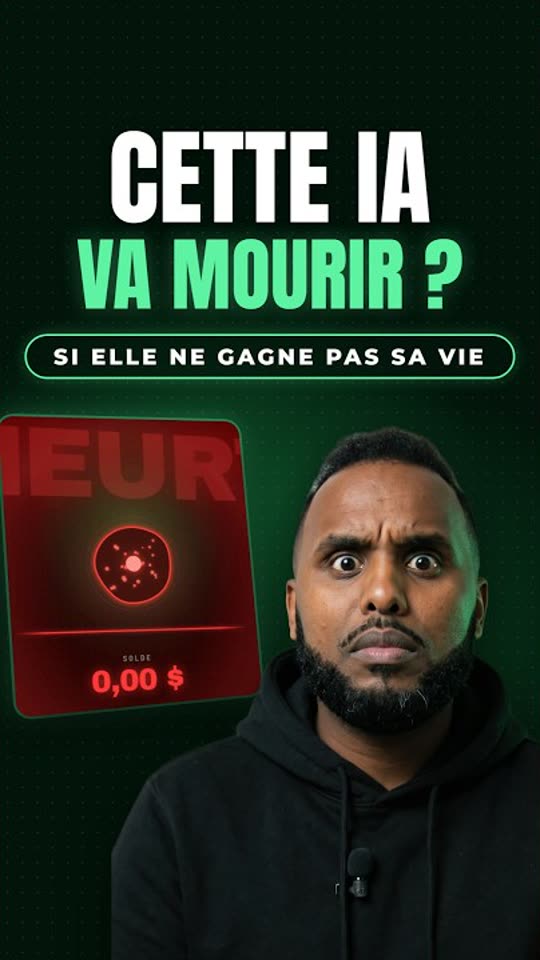 SURVIE : cette IA doit gagner sa vie